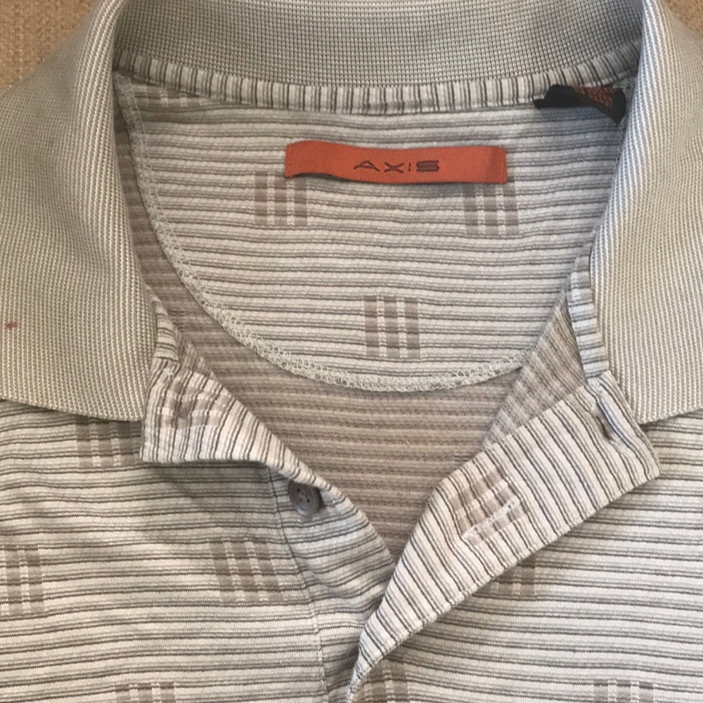 A men’s collared tee shirt from axis